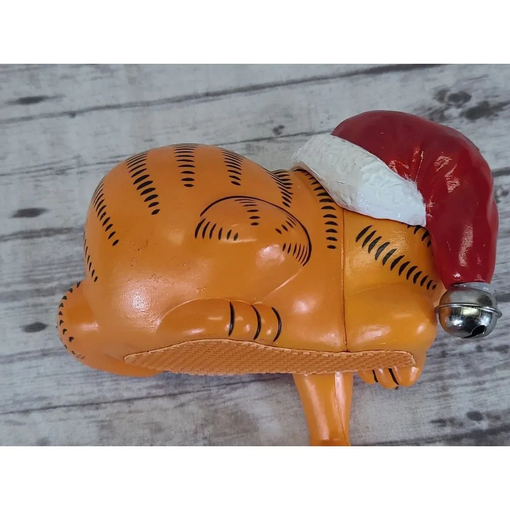 Vintage‎ 1981 Garfield Christmas Mantle Shelf Stocking Hanger Hook Arm 5